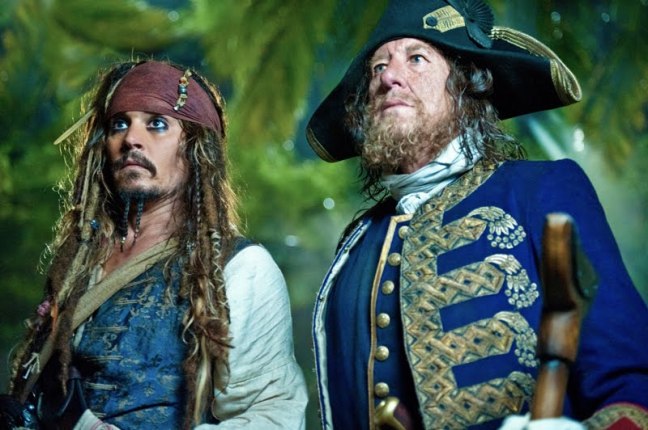 johnny depp wallpaper pirates of the caribbean. Johnny Depp and Geoffrey Rush