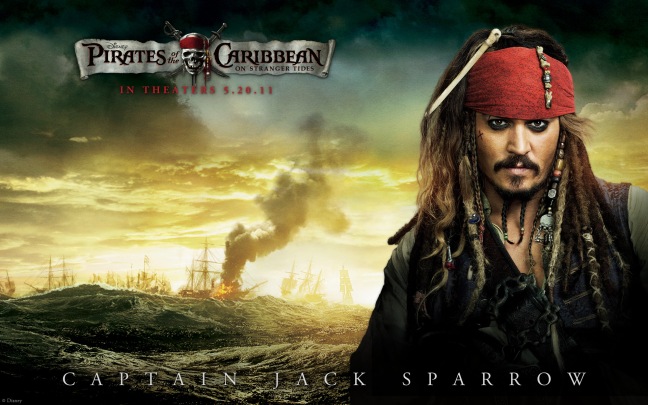 johnny depp wallpaper pirates of the caribbean. Johnny Depp as Jack Sparrow